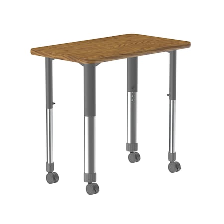 HPL Collaborative Desk - Casters - Rec